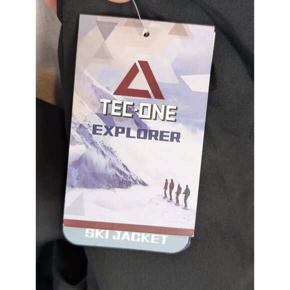 Tec-One Explorer Ski Jacket Hooded Black Men's Size 3XL NWT - Picture 8 of 16